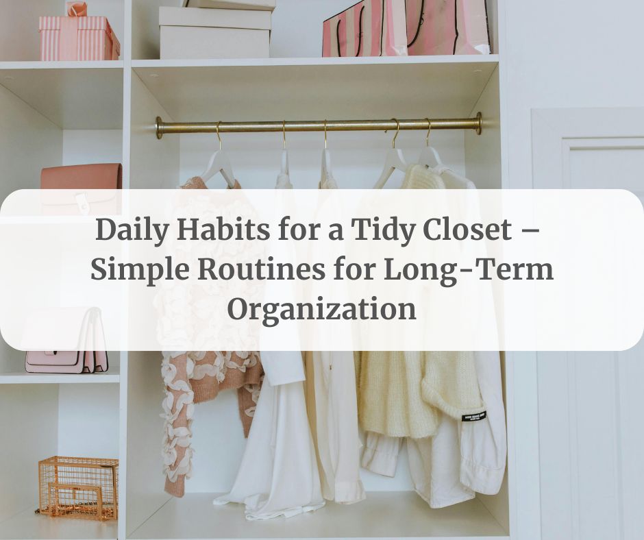 Closet: Daily Habits for a Tidy Closet