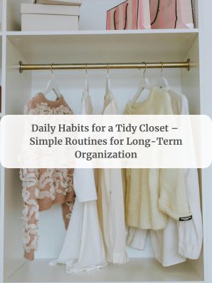 Closet: Daily Habits for a Tidy Closet
